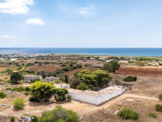 Masseria del 1800 vista mare, a Pescoluse