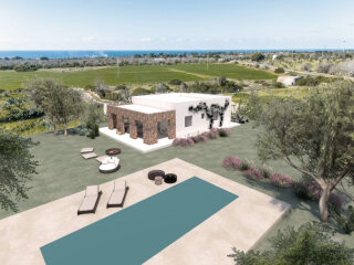 Villa vista mare con Piscina, chiavi in mano, a Torre Vado