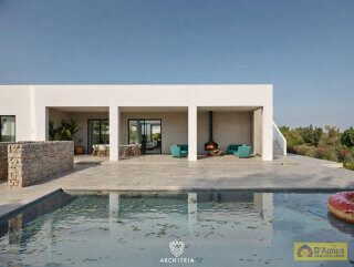 foto immobile Moderna Villa con Piscina, vista mare in costruzione n. 2