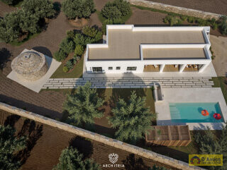 foto immobile Moderna Villa con Piscina, vista mare in costruzione n. 11