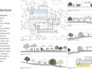 foto immobile Progetto per villa moderna con piscina e antichi trulli ad Ostuni n. 9
