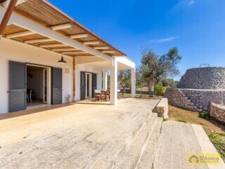 foto immobile Villa Panoramica, con pajara e vista mare, a Pescoluse n. 4