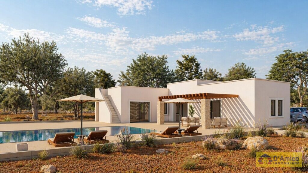 foto immobile Elegante Villa con Piscina di nuova costruzione a pochi minuti da Ostuni  n. 9