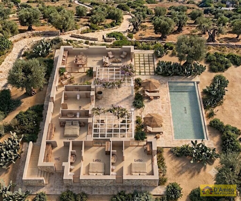 foto immobile Terreno con Progetto approvato per Villa e Piscina a Torre Vado n. 9