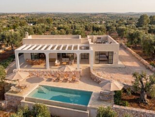Villa a rustico con Piscina vista mare a Santa Maria di Leuca
